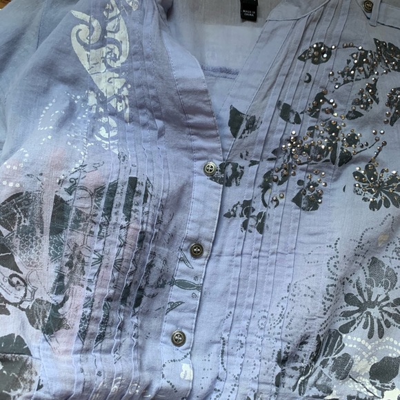 SOLD❗️ Short Sleeve Cotton Tunic - Picture 6 of 9